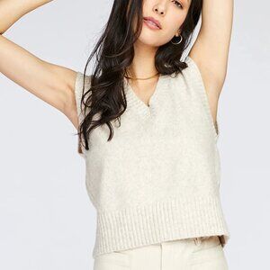 Gentle Fawn Jordyn Pullover Sweater Vest- Heathered Latte- Size XS